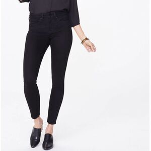 NYDJ Ami Skinny Jeans in Black 8 Rhinestone Detail